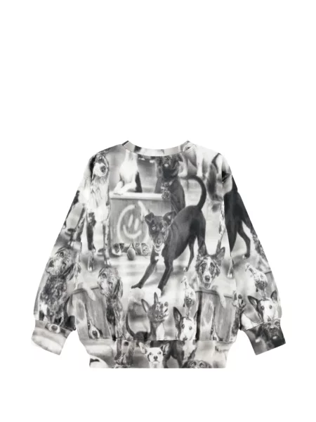 Sweter dziecięcy Molo biały