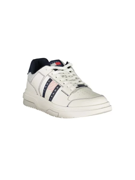 Trampki Tommy Jeans skórzane casual białe