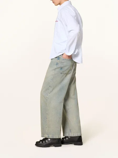 About:Blank Džíny Regular Fit dirty wash blue modré