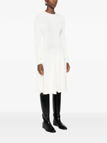 Rochie midi Toteme tricotate alb