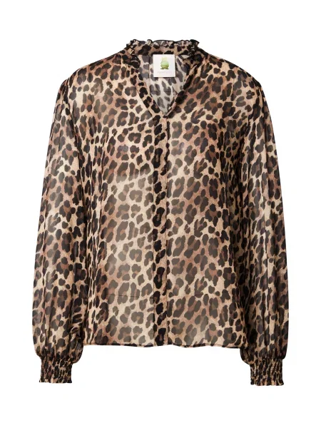 PRINCESS GOES HOLLYWOOD Bluza rjava / svetlo rjava črna