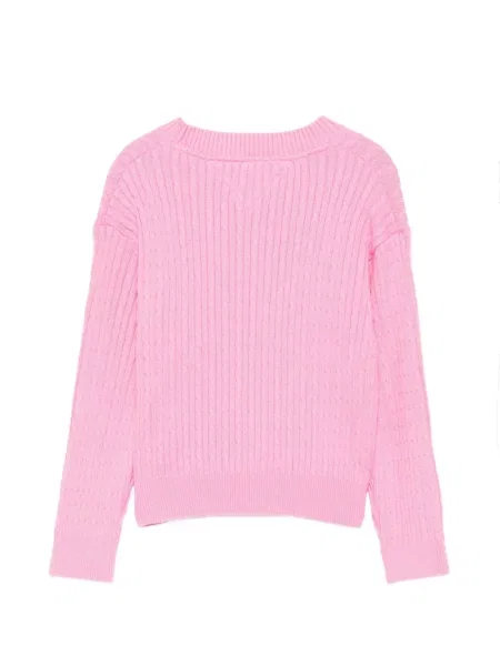 Gyerek szvetter Tommy Hilfiger rózsaszín