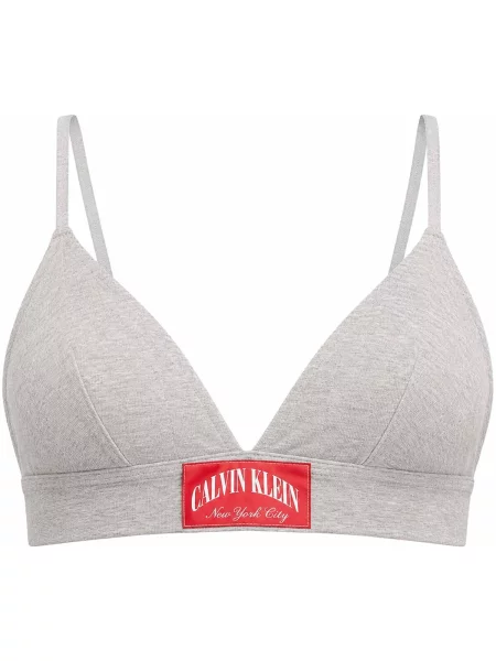 Calvin Klein Underwear Podprsenka melírovaná / oranžová / biela sivá