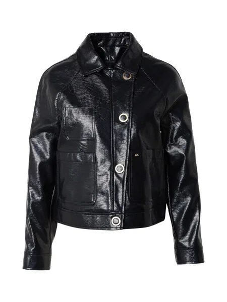 ARMANI EXCHANGE Geacă de primăvară-toamnă negru