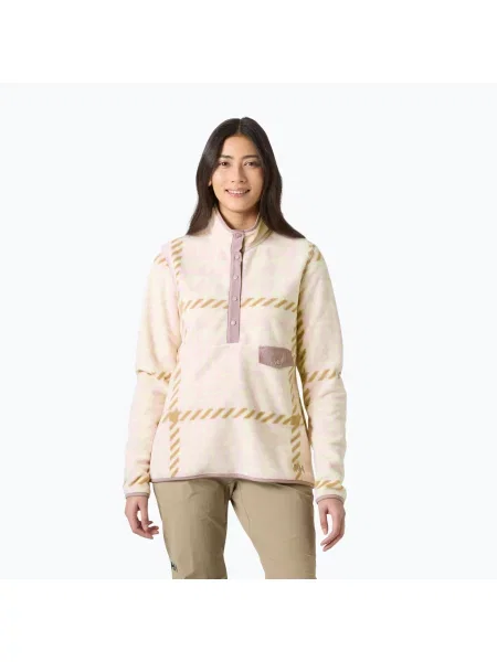 Bluză fleece pentru femei Helly Hansen Maridalen Printed Fleece pink shake broxburn plaid roz