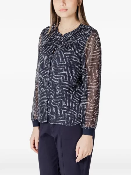 Ulična dugo bluza Street One s printom plava