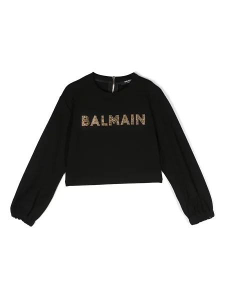 Koszulka dziecięca Balmain czarna
