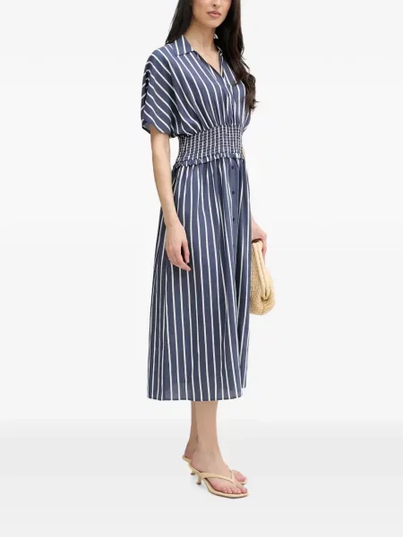 Rochie midi Joseph Ribkoff cu dungi albastru