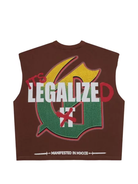 Tricou Godspeed cu imagine maro