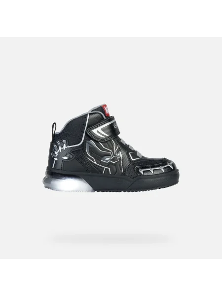 Detské topánky Geox Grayjay black/silver čierna