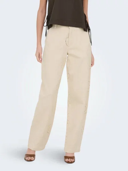 JDY Pantaloni JDYHAVANNA ecru