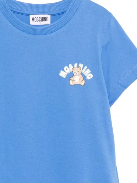 Koszulka dziecięca Moschino niebieska