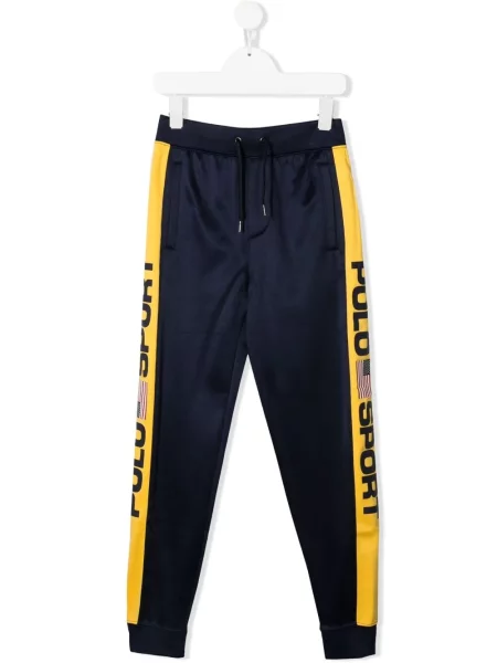 Spodnie dziecięce Polo Ralph Lauren niebieskie