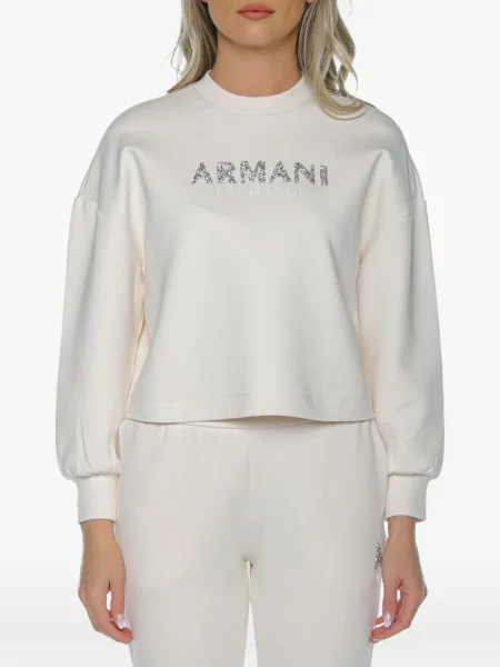 Hanorac Armani Exchange cu autograf alb