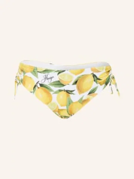 Hugo Základní Bikiny Fancy / olivová / bílá žlutá