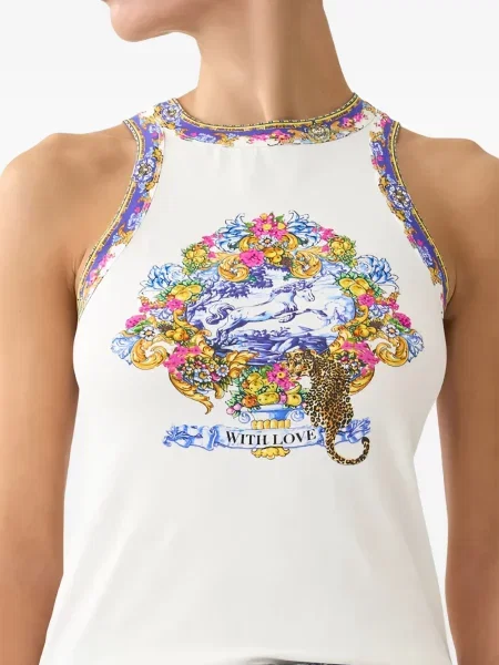 Top Camilla alb
