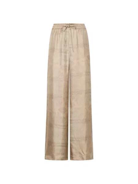 Pantaloni palazzo Pierre-louis Mascia de mătase