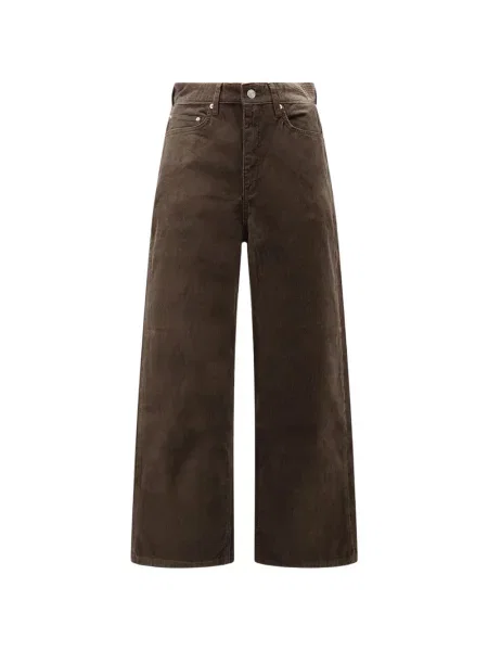 Pantaloni Dunst de catifea cord maro