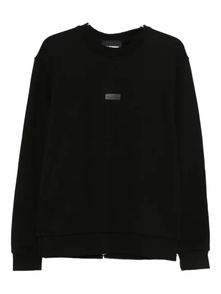 Pulover Les Hommes cu decolteu în U negru