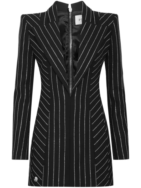 Rochie Philipp Plein cu dungi negru