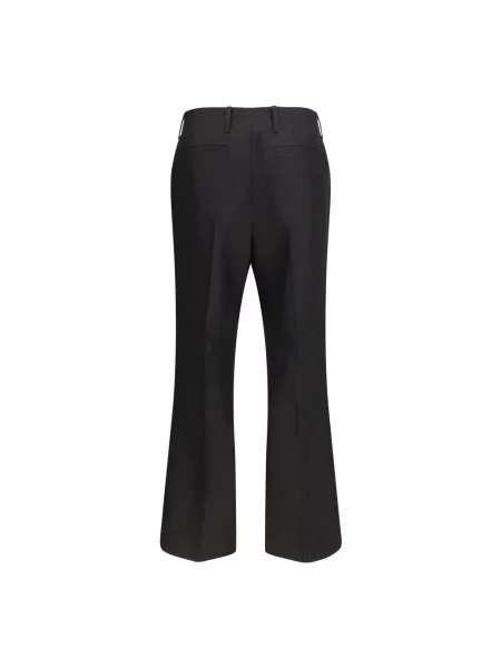 Spodnie Dries Van Noten wełniane czarne