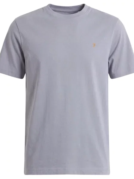 FARAH Tricou DANNY pastel albastru