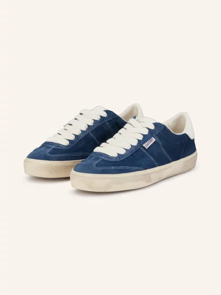 Golden Goose Sneakersy Soul Star režná/ tmavě modrá
