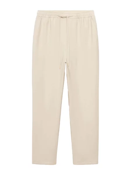 MANGO Pantaloni FLUIDO deschis bej