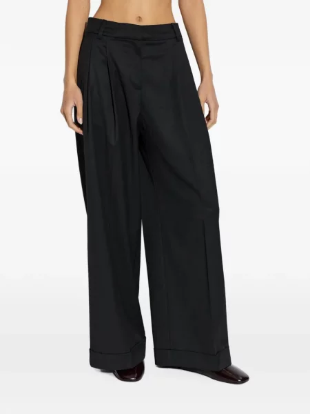 Pantaloni Ganni negru