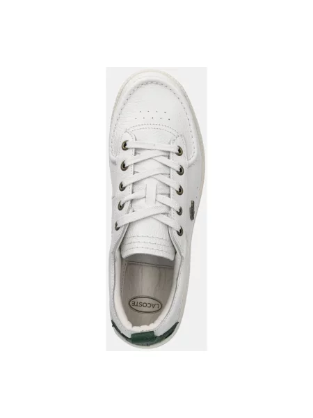 Sneakersy Lacoste skórzane białe