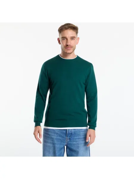 Пуловер Saint Barth Regent Merinocash Sweater British Green L зелено