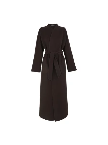 Płaszcz Cortana z kaszmiru brązowy