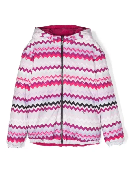 Kurtka dziecięca Missoni różowa