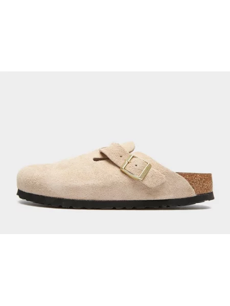 Tenisky Birkenstock Boston BS Suede Leather Sandcastle EUR 36 černé