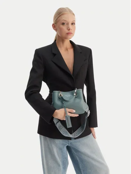 Ročna torba Emporio Armani Rjava modra