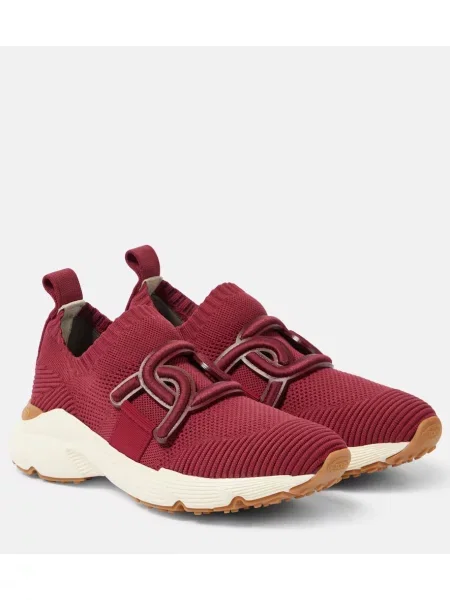 Slip on hlačke slip Tod's rdeča