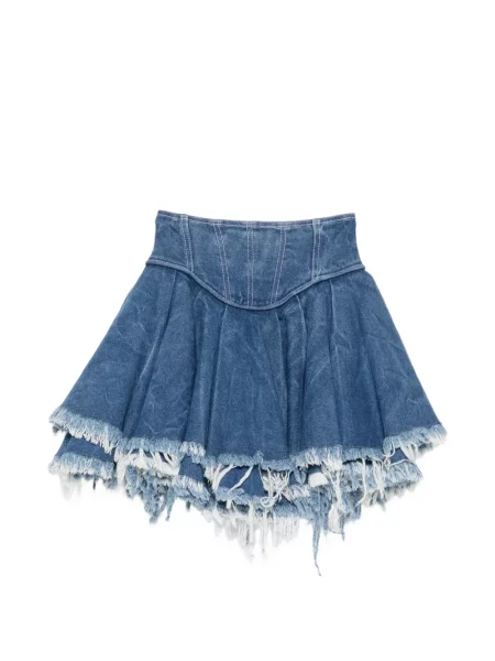 Fustă din denim Versace Jeans Couture albastru
