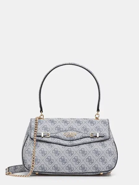 Чанта Guess KATYA синьо бяло