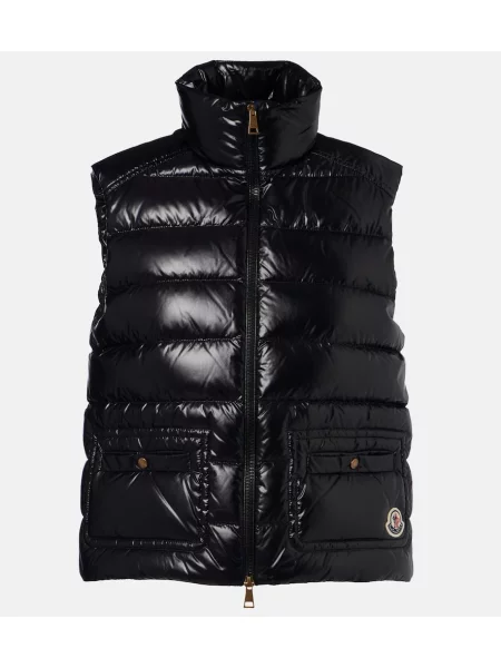 Vestă din puf Moncler negru