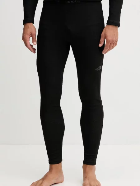 The North Face legginsy sportowe Easy z nadrukiem czarny