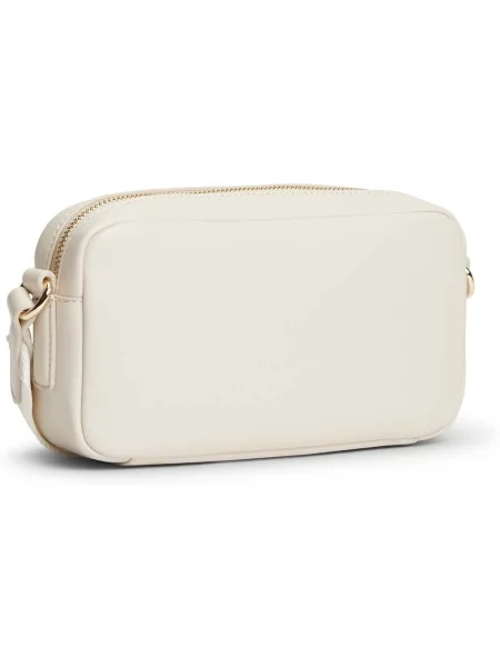 TOMMY HILFIGER Geantă de umăr ESSENTIAL crem alb