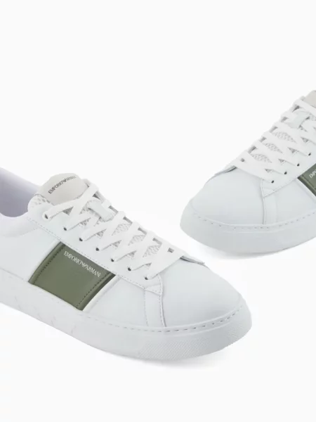Sneakerși Emporio Armani alb