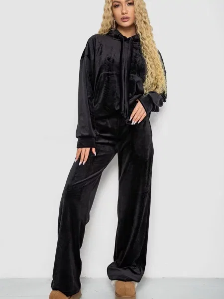 Костюмный спортивный костюм Ager черный