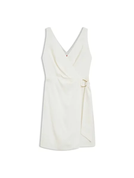 Sukienka kopertowa Hugo kopertowa beżowa