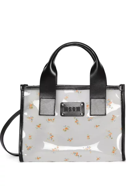 Torebka Msgm w kwiatki biała