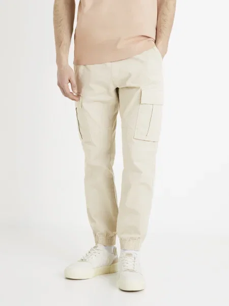 Cargo kalhoty Celio bílé