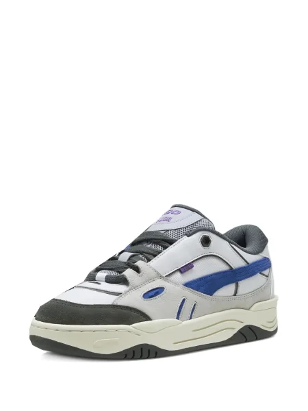 Sneakerși Puma Suede din piele de căprioară alb