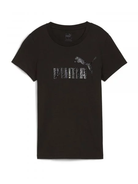 Tricou Puma cu imprimeu animal print negru