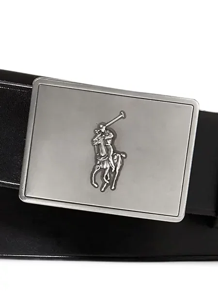 Polo Polo Ralph Lauren με κέντημα κοτλέ με αγκράφα μαύρο