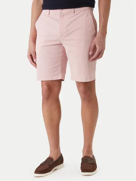 Tommy Hilfiger Szorty materiałowe Denton różowy